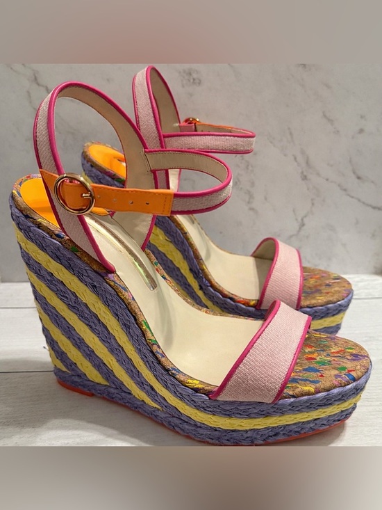 Sophia Webster Shoes - Sophia Webster Lucita Espadrille Wedge Sandals Multi Size 9